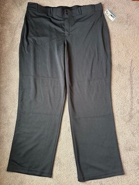 Champro MVP Series Open Bottom Black Baseball Pants SIZE 3X